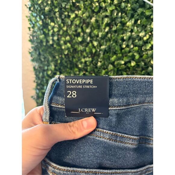 Women's J.Crew Stovepipe Signature Stretch+ Jeans - Size 28- NWT - Picture 3 of 4